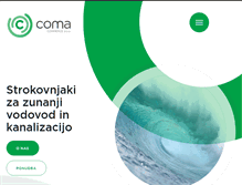 Tablet Screenshot of coma.si